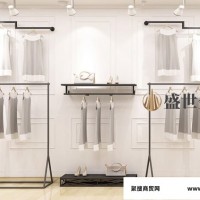 服饰展示架  惠州市服装店黑钛不锈钢展架价格