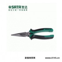 Sata/世达 72402 防滑舒适双色柄省力型电工尖嘴钳