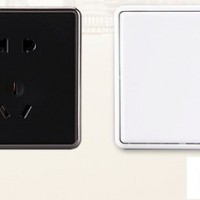 MDDG美得电工M1型五孔带双USB插座二三孔雅白色墙壁电源插座USB充电插座