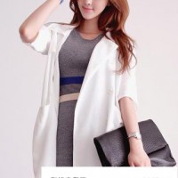 831-夏季新款韩版女装条纹裙子OL包臀修身短袖连衣裙