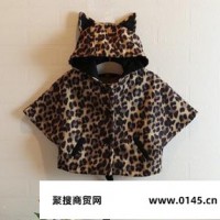 2014秋冬新款女童装 韩版可爱猫咪造型斗篷儿童女装外套 代