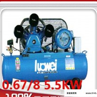 5.5KW专业空压机低噪音纺织机械风动工具车辆制动用气泵可变