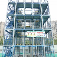 兴土桥梁 墩身施工安全防护架 （楼梯标准节） 钢结构施工平台