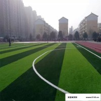 胜鑫体育供应 运动场人造草坪 楼顶人造草坪 带施工