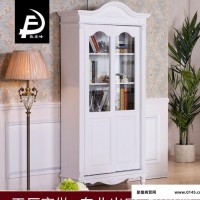 工厂店直销2016新款板式家具韩式松木板式简易书柜书架