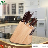实木菜刀架 厨房多用木刀座创意实用厨具用品 刀具收纳整理架