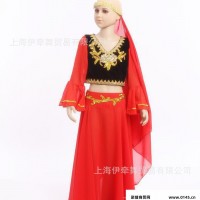 女童新款儿童维族舞蹈服装少儿新疆表演服幼童新疆演出服民族服装