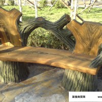 仿木制品 水泥雕塑 塑山塑石  绿化工程