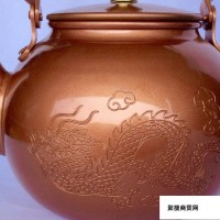 铜工艺品，紫铜茶壶（直销）