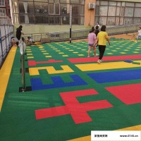 【悬浮地板】篮球场运动悬浮地板卉馨 悬浮地板悬浮地垫塑胶地板幼儿园地板运动地板