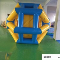 天津华津气模生产销售水上漂浮物充气跑步机水上充气玩具