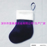 深圳厂家生产定做8*13厘米印花圣诞袜 绣花圣诞袜 圣诞袜批发