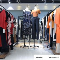 杭州时尚女装艾安琪2018夏装品牌折扣尾货批发