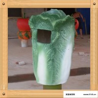 **促销景观雕塑摆件 环卫垃圾桶 玻璃钢工艺品 创意蔬菜造型垃圾桶