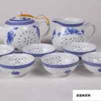 玲珑茶具陶瓷工艺品