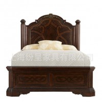 卧室成套家具实木欧式 成套卧室家具实木 新款欧式卧室家具定制
