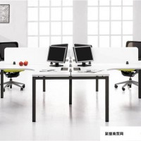 办公家具简易会议桌椅简约 现代 办公 条形桌 钢木会议桌