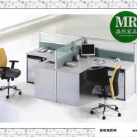 供应丨上海办公家具厂家丨职员简易工作位二人办公桌组合，办公屏风位
