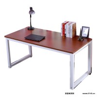 简易家具钢木台式电脑桌 家用成人办公桌儿童写字学习桌定制批发