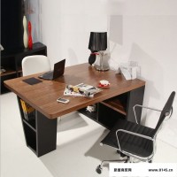 依多维 书房家具 书桌书架组合实用双色现代简约时尚 IDB-1062