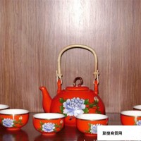 长期 中国红瓷茶具 器型独特典雅，品种繁多 价格实惠