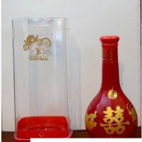 供应青花瓷陶瓷酒具定制 粉彩瓷陶瓷礼品酒具