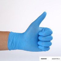 检查 防护手套 PVC手套厂 玉手品牌 蓝色手套 包邮出口内销