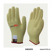 B5024 CE4级芳纶防割手套 防火防烫手套 防刀割手套