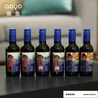 智利傲鱼红酒品牌代理加盟吉米巴顿珍藏系列红葡萄酒187ml
