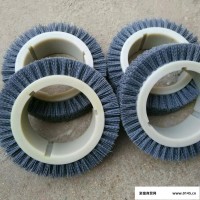 安徽毛刷厂家供应磨料刷 磨料丝轮刷 磨料丝圆盘毛刷 价格便宜