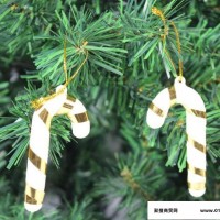 圣诞小拐杖 圣诞树挂件装饰配件挂饰 圣诞节布置用品SD-02