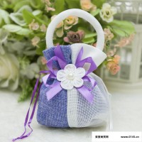 欧式个性创意婚庆用品喜糖盒子 紫色蝴蝶结袋费列罗糖果包装成品