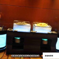 自助餐玻璃餐具，美食展示层架，buffet餐具用品 酒店餐具