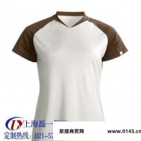 专业定做夏季女式广告T恤衫 可印绣logo 上海文化衫订做