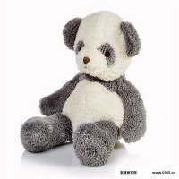 熊猫毛绒填充玩具婴儿睡觉安抚玩偶来图打样设计
