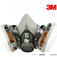 3M 6200防毒口罩面具7件套配6001 防毒 防尘 防喷漆 呼吸防护
