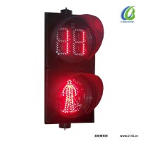智能交通信号红黄绿圆盘 道路信号灯计时 LED高亮度满屏红绿灯 直销交通信号灯
