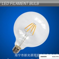生产企业 LED灯丝泡 G125 8W 仿白炽灯