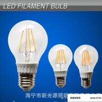 LED爱迪生仿古灯丝泡 A60 4W  取代传统白炽灯、钨丝